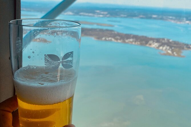 1 Hour Private Flight Tour with Paired Inflight Beer Tasting - From Archerfield to the Redland Bay islands
