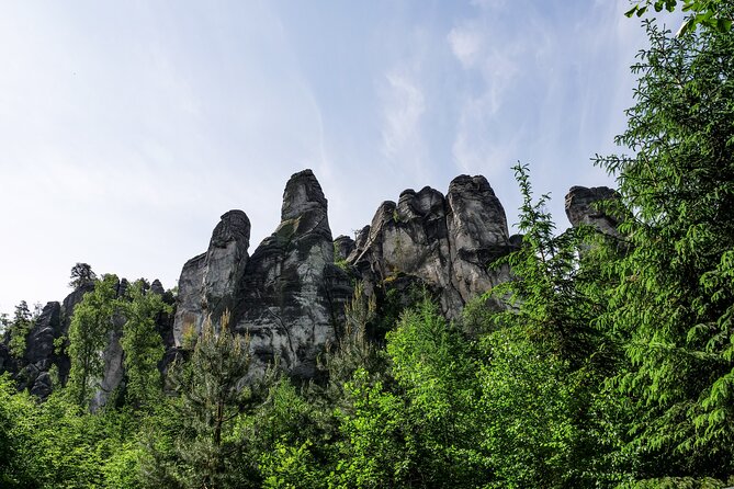 3 in 1 Tour Brewery & Castle in Bohemian Paradise Unesco Geopark - Trosky Castle from the road