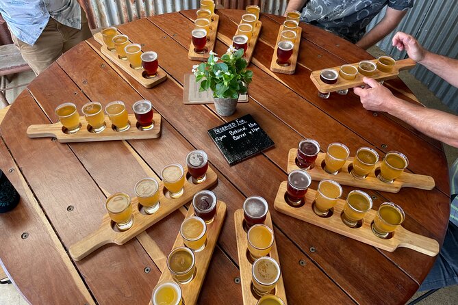 Afternoon Brewery and Distillery session: Tastings & transfers - What the $111.17 price includes