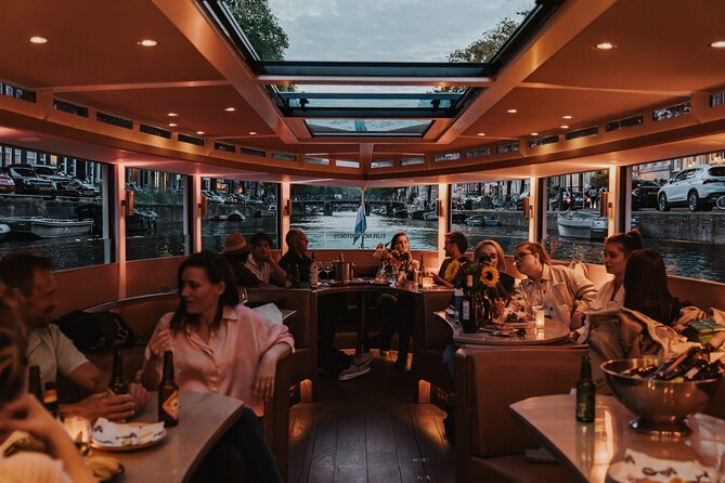 Amsterdam Small-Group Evening Canal Cruise Including Wine, Craft Beer, Cheese - The route: Jordaan, Prinseneiland, and the old center