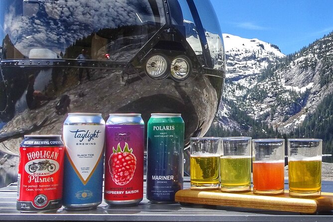 Backcountry Beer Tasting Heli-Tour & Landing (Depart SKY Hangar) - The changing landing site is part of the adventure