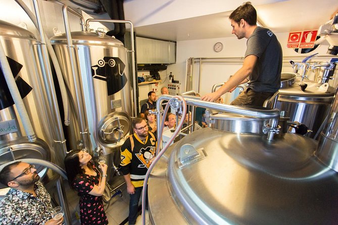 Barcelona Craft Beer Tour with a Brewery Tour and 3 Local Bars - Craft, Roman-era surroundings, and live music