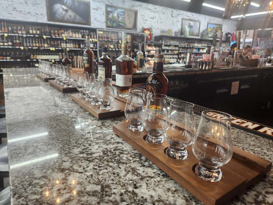 Bardstown Bourbon & Beer Walking Tour - Evergreen Liquors starts the bourbon conversation