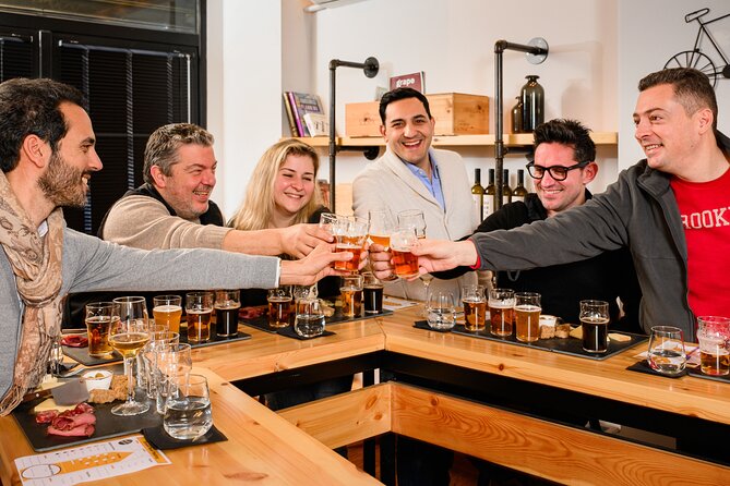 Beer Tasting Evening Experience in Athens with Greek Cheeses - Five beers and a small tasting game