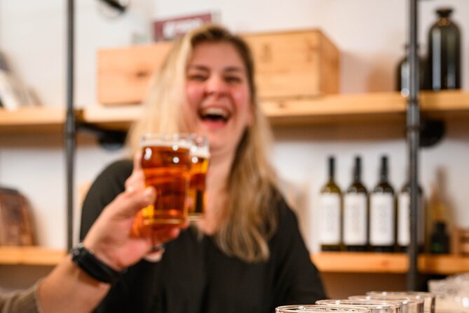 Beer Tasting Evening Experience in Athens with Greek Cheeses - Five Greek cheeses, olives, and rusks