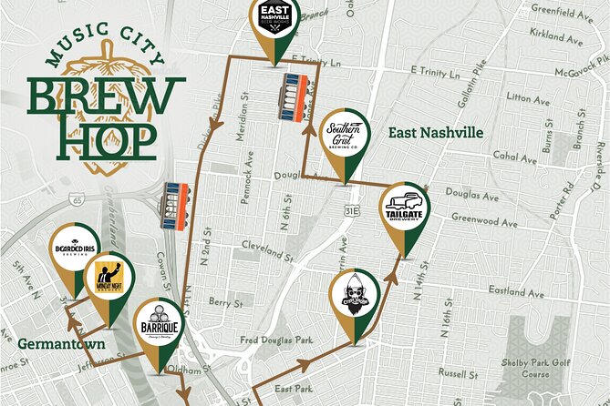 Brewery Hop-On Hop-Off Trolley Tour of Nashville - Why this trolley works better than a downtown bar crawl