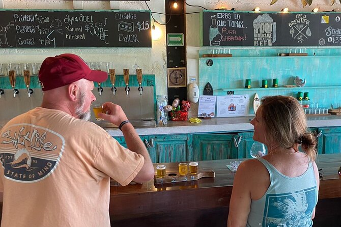 Brewery Tour / Craft Beer Tasting Cancun Mexico - Three stops, several sides of Cancun beer