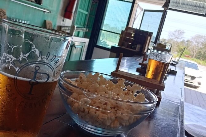 Brewery Tour / Craft Beer Tasting Cancun Mexico - The flights and full pours