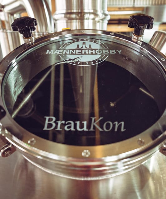 Brewery tour with guide! - The bottling line puts the finishing touch on the tour