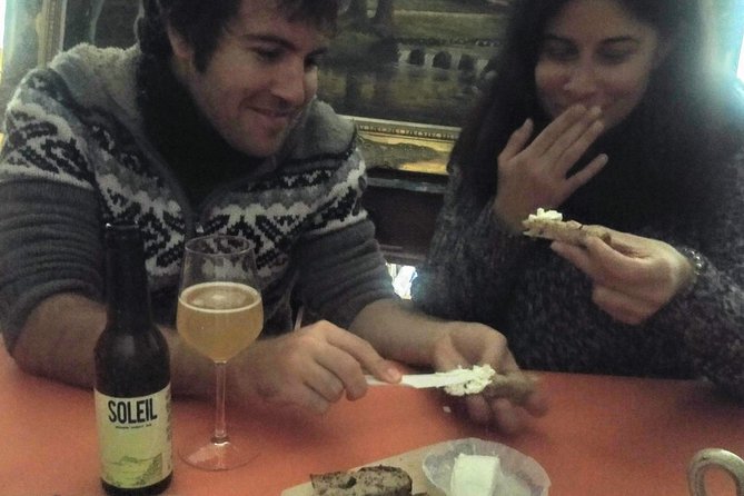 Bruges Beer Tour with chocolate pairing by a young local - Local beer windows and the move between venues
