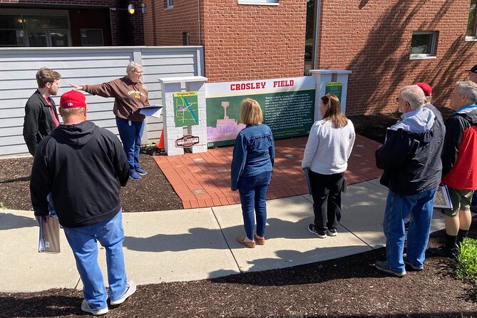 Cincinnati Ballparks & Breweries Bus Tour - Crosley Field requires imagination
