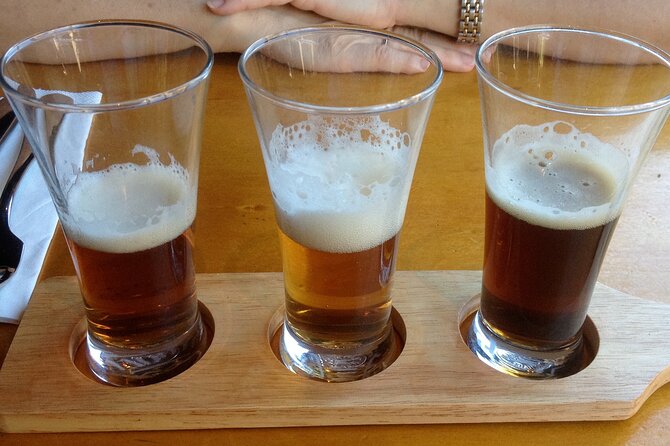 Craft beers & car museum - Half Day Tour incl beverage samples - Sports, military, and prison history along the route