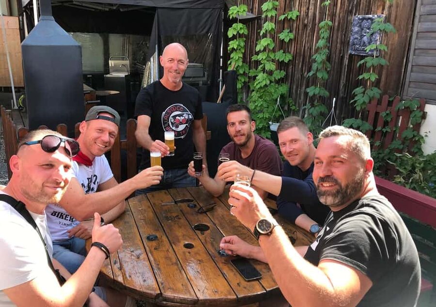 Craft Brewery Tour and Tastings with a Beer Professional - Leaving Colmar in a modern van