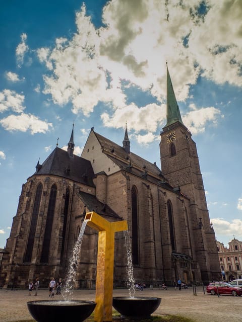 Day trip to Pilsner Urquell brewery - St. Bartholomew’s Cathedral and Plzeň’s old town