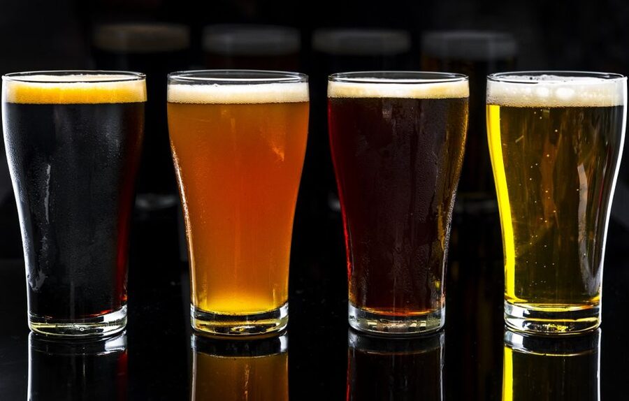 Discover the Best Local Beers in Krakow with Private Guide - Eight Polish beers, from lager to porter