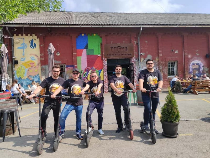 E Scooter Craft Beer and Breweries tour - The third brewery: finish with a wider view