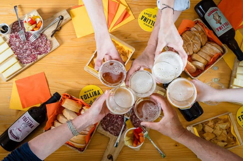 Follina: Visit to a craft brewery, 3 beers and local specialities ITA - A good stop for beer lovers and curious wine drinkers