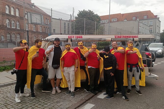 Gdansk Unlimited Beer Tour by GolfBuggy & Highlights & LiveGuided - The Bridge of Love and the Old Great Mill