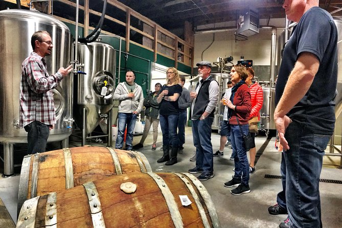 Half-Day Anchorage Craft Brewery Tour and Tastings - Stop two: appetizers, conversation, and a slower pace