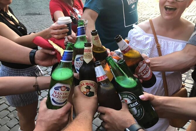 Hops and Stops Rome: History and Beer Walking Tour in the Eternal City - Walking the Imperial Forums with a drink in hand