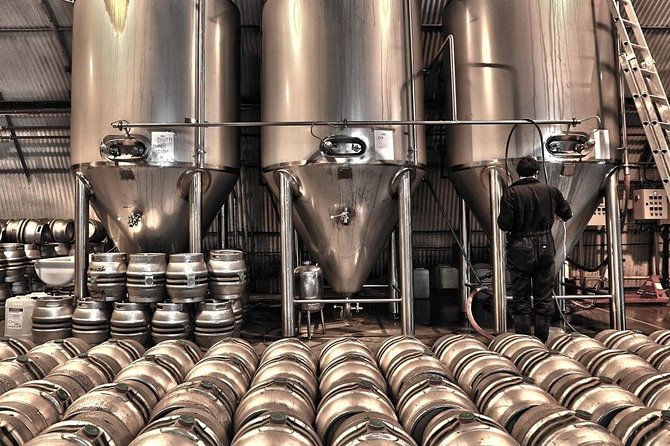 Las Vegas Brewery Tour by Party Bus w/ 3 Flights of Craft Beer - Starting at Treasure Island on the Las Vegas Strip