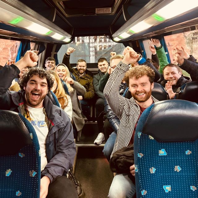 Liverpool: Brewery Bus Tour with 12 Beer and Pizza - The first brewery stops: a quick start to the tasting