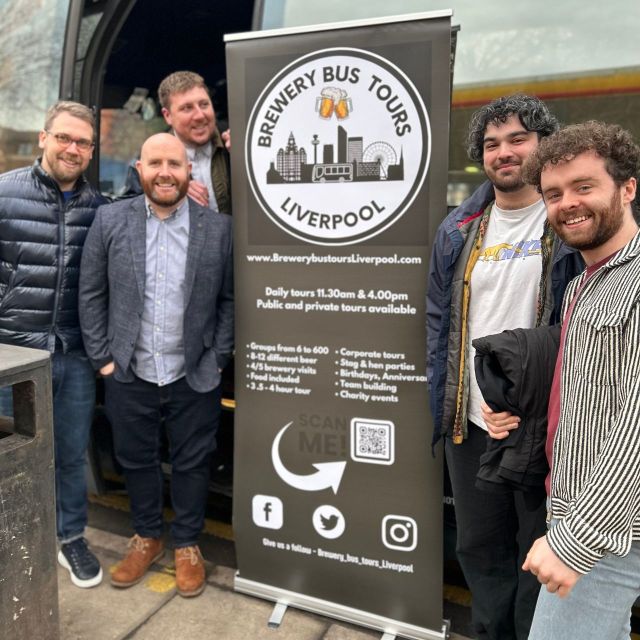 Liverpool: Brewery Bus Tour with 12 Beer and Pizza - Across the Mersey and into Birkenhead