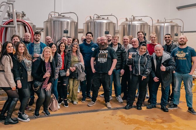 Liverpool's Brewery Bus Tour– 4 Breweries, 12 x Craft Beer & Food - Behind-the-scenes access adds value
