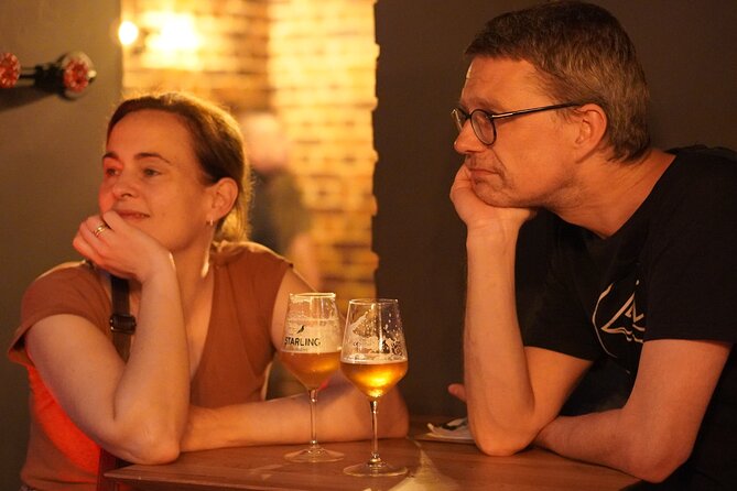 Local Craft Beer Tasting in Strasbourg - The food keeps the tasting relaxed