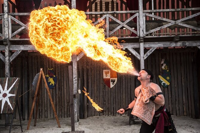 Medieval Dinner Show Castle and Brewery Tour with Hotel pick up - Key points to know before you book