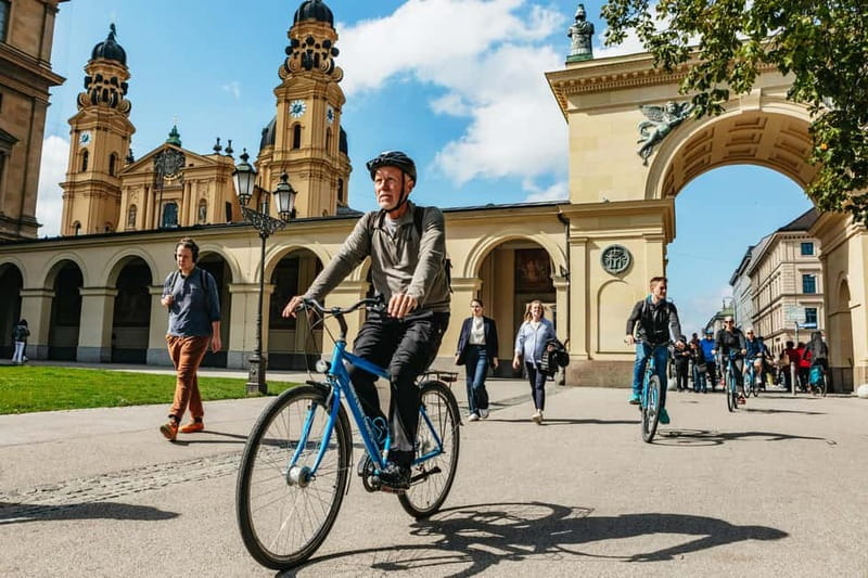 Munich: Guided City Tour by Bike with Beer Garden Stop - Old Town, Hofbräuhaus, and Munich’s royal center