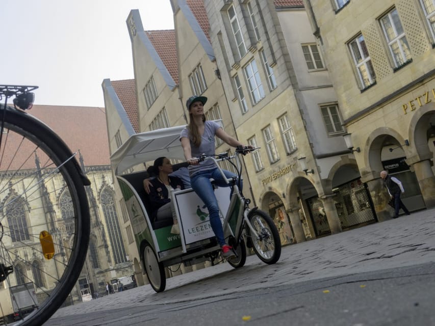 Münster: Beer Tasting Rickshaw Tour - A beer tour built around Münster’s landmarks