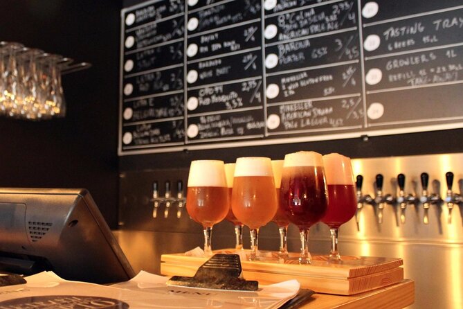 Porto: Craft Beer Tasting Tour with Local Snacks - Letraria Porto Downtown: four more beers and a final snack