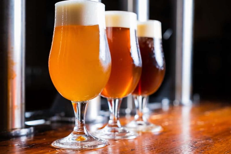 Prague: Craft Beer Tour 8 Czech Beers, Taproom & Beer Garden - Eight beers, with enough variety to compare