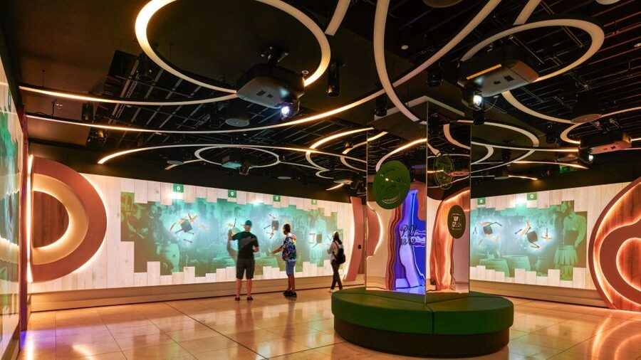 Prague: Pilsner Urquell Experience & Beer Tasting - The 360-degree game zone adds some fun