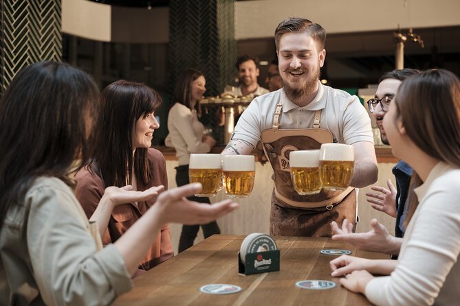 Prague Pilsner Urquell Experience with 3 Free Beer Tastings - The audio guide gives you freedom, with a few limits