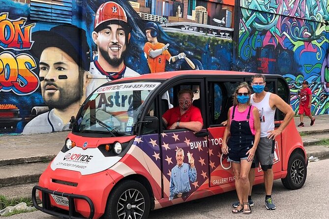 Private 3-in-1 Sightseeing, Brewery, and Mural Tour of Houston by Cart - Seeing Houston from a private cart