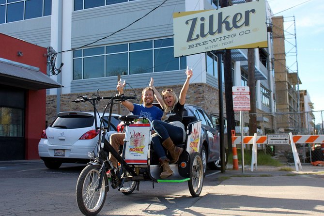 Private Austin Brewery Tour by Pedicab with All-Inclusive Beer Flight Option - A Pedicab Is the Point of the Tour