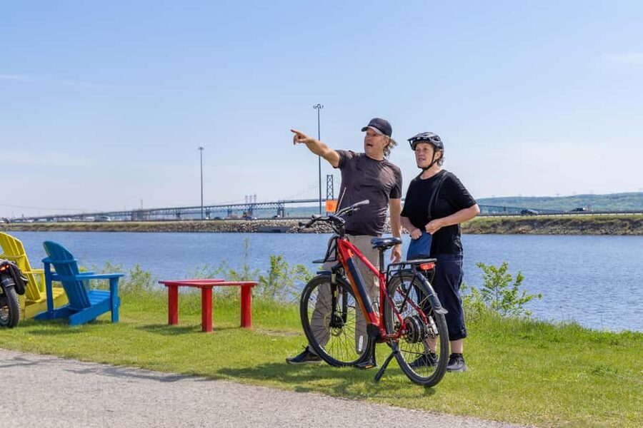 Quebec City: Montmorency Falls and Microbrewery eBike Tour - Starting beside La Barberie at Parc John-Munn