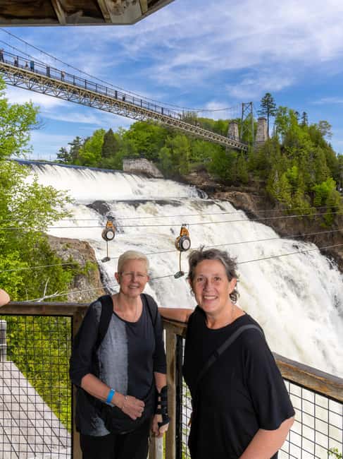 Quebec City: Montmorency Falls and Microbrewery eBike Tour - A green pause at Domaine de Maizerets