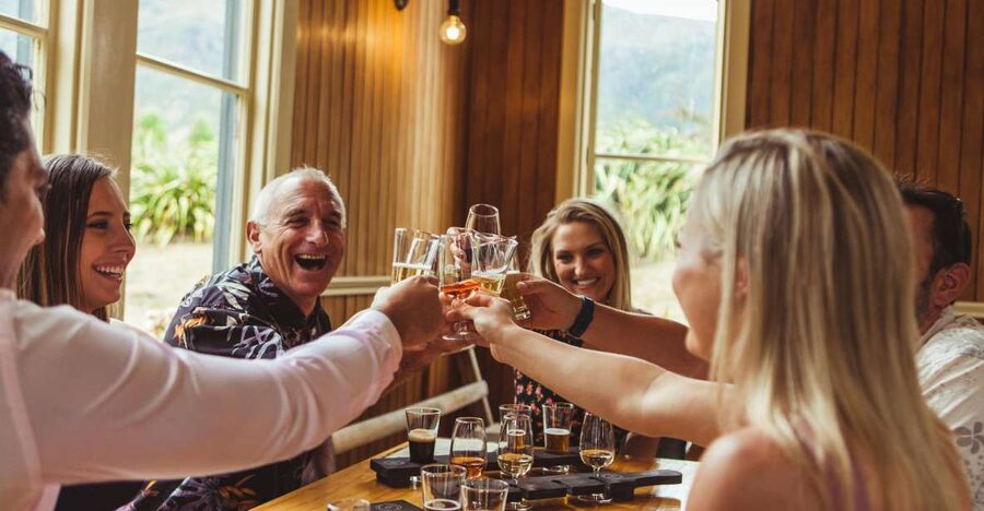 Queenstown: Twilight Wine and Craft Beer Tour - First two stops: Central Otago wine at the cellar doors