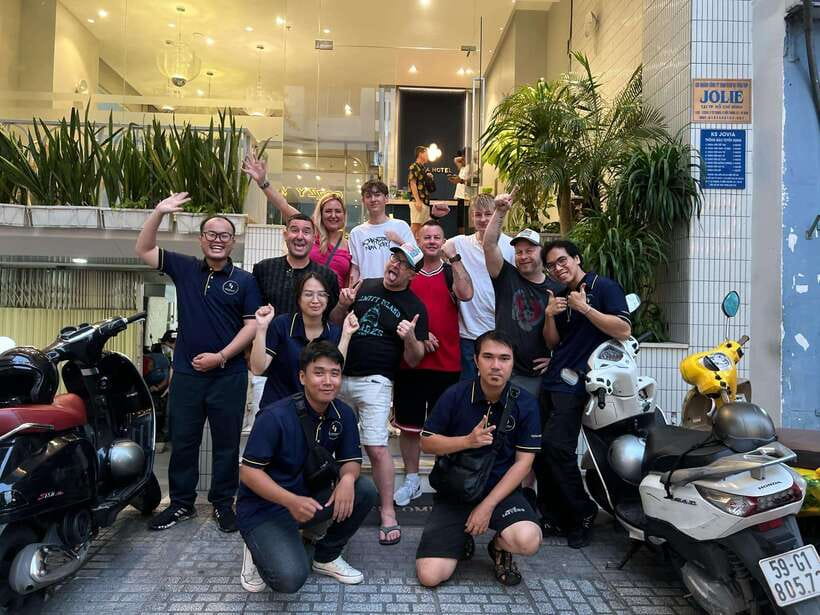 Saigon: Craft Beer & Local Food Experience Tour On Motorbike - A sunset stop with your first local beer