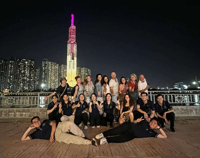 Saigon: Craft Beer & Local Food Experience Tour On Motorbike - The opening ride and Saigon viewpoint