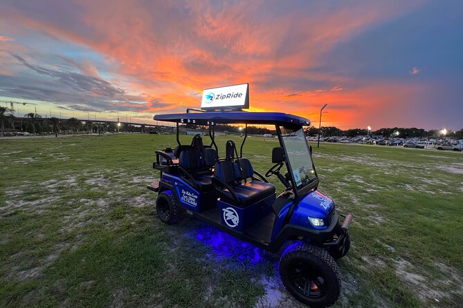 Tampa Heights Private Brewery Tour by Custom Golf Cart - Florida Avenue connects beer with the Sunshine State