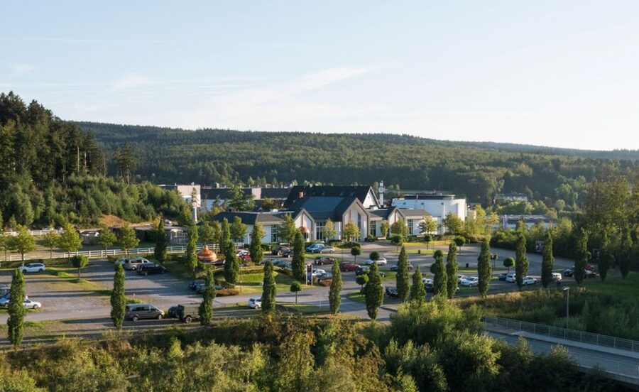 Warstein: Warsteiner World Brewery Tour - Entering Warsteiner World in the Waldpark
